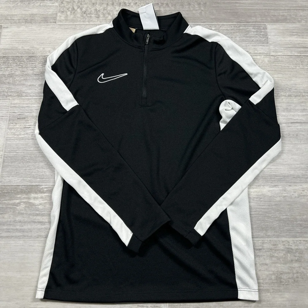 Nike Youth‎ Small Dri-Fit Academy 23 Kid Black Training Shirt DX5470-010 NWT